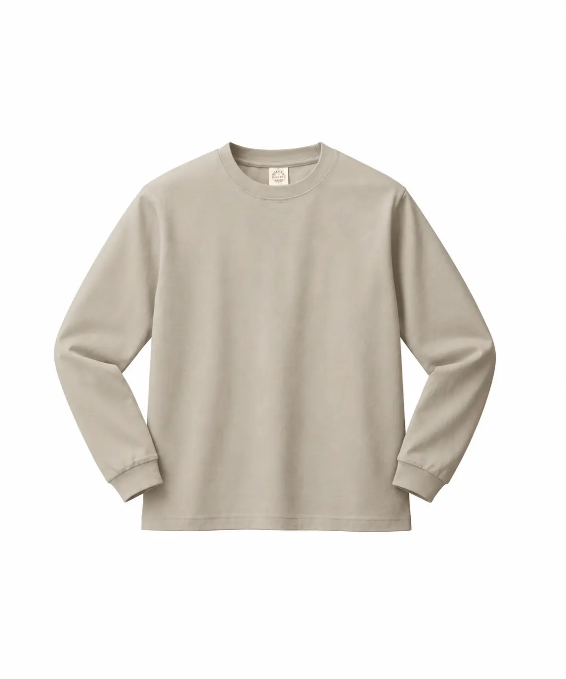 シワを整えて全体が見えるOGL-914 オーガニックコットン ロングスリーブTシャツ