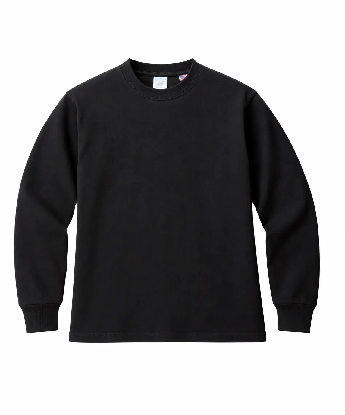シワを整えて全体が見えるUCL-951 USAコットン ロングスリーブTシャツ